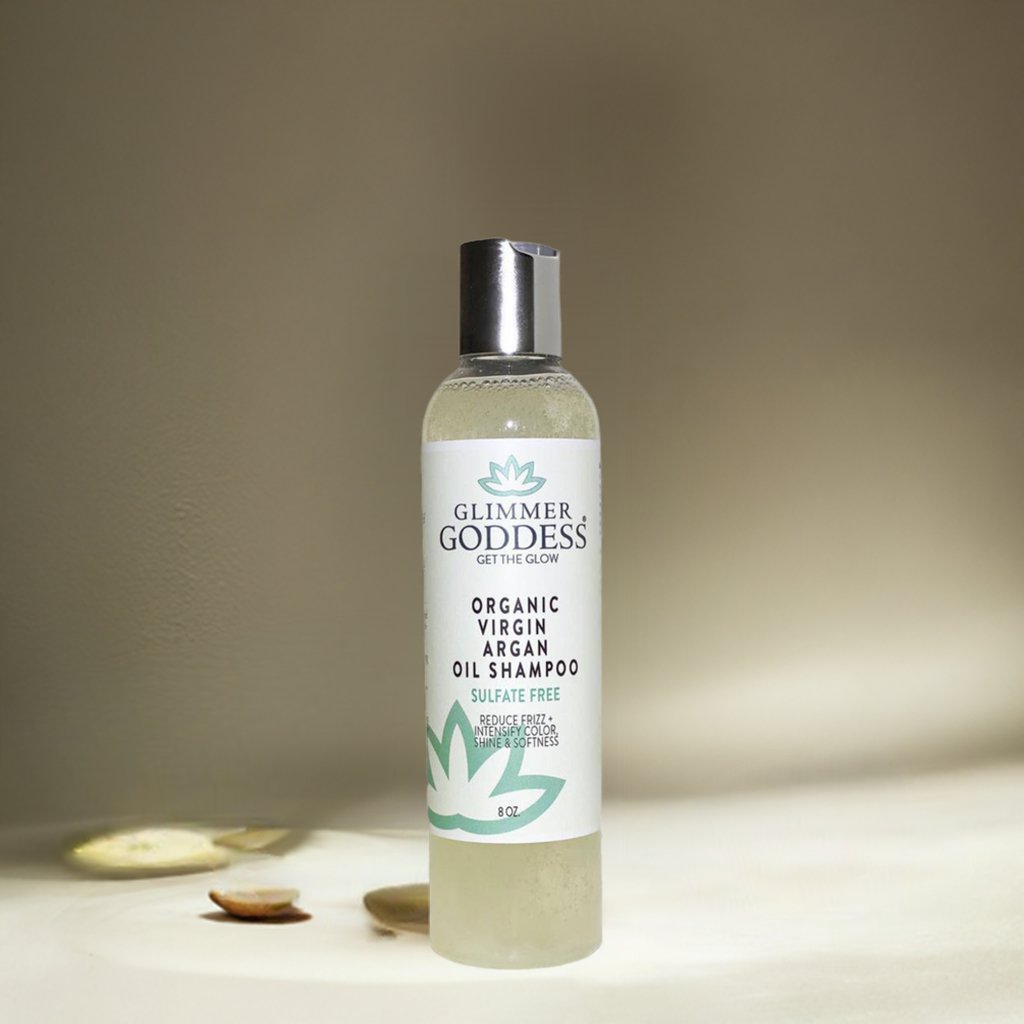 Glimmer Goddess Organic Sulfate Free Shampoo with Morrocan Argan Oil